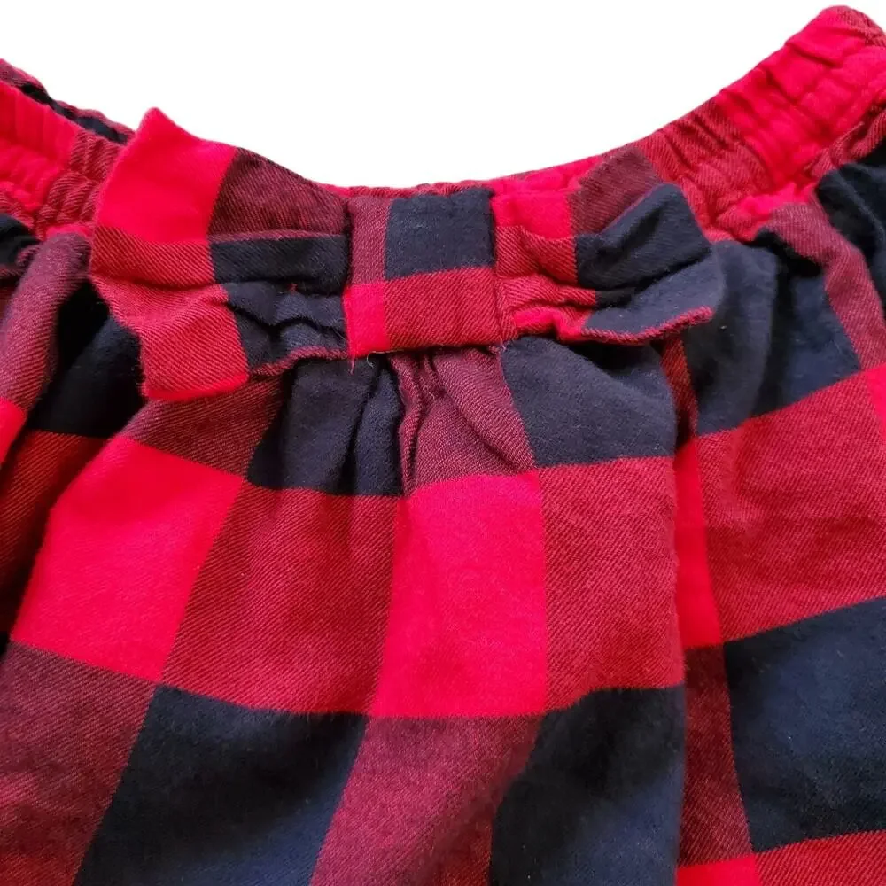 Carter's | Girl's Buffalo Check Plaid Flannel Skirt